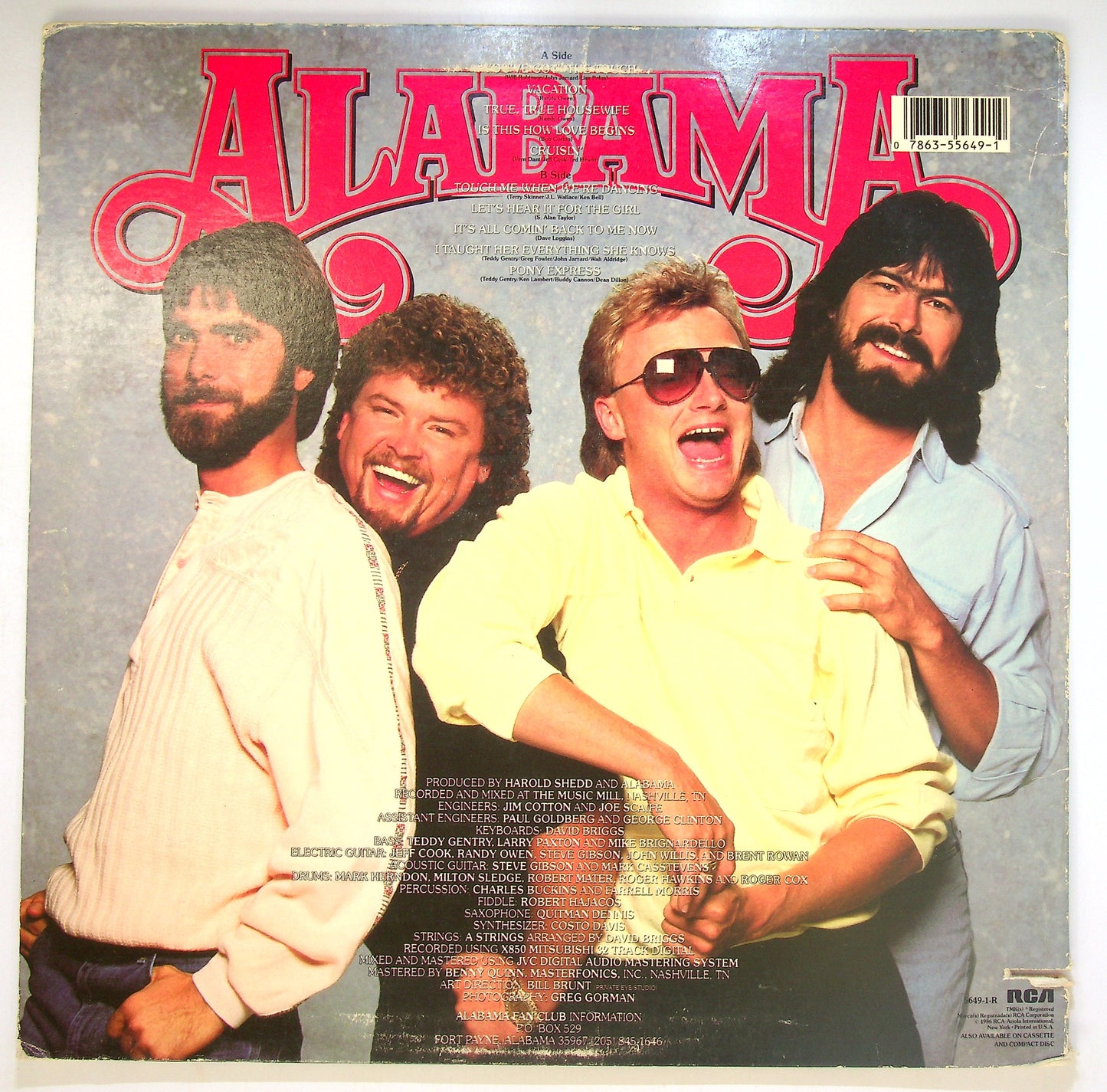 EBOND Alabama - The Touch Vinile V085101