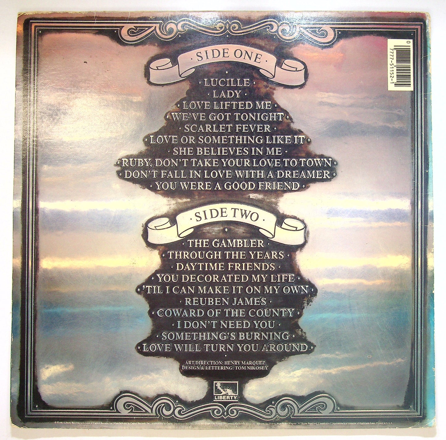 EBOND Kenny Rogers - Twenty Greatest Hits Vinile V085127