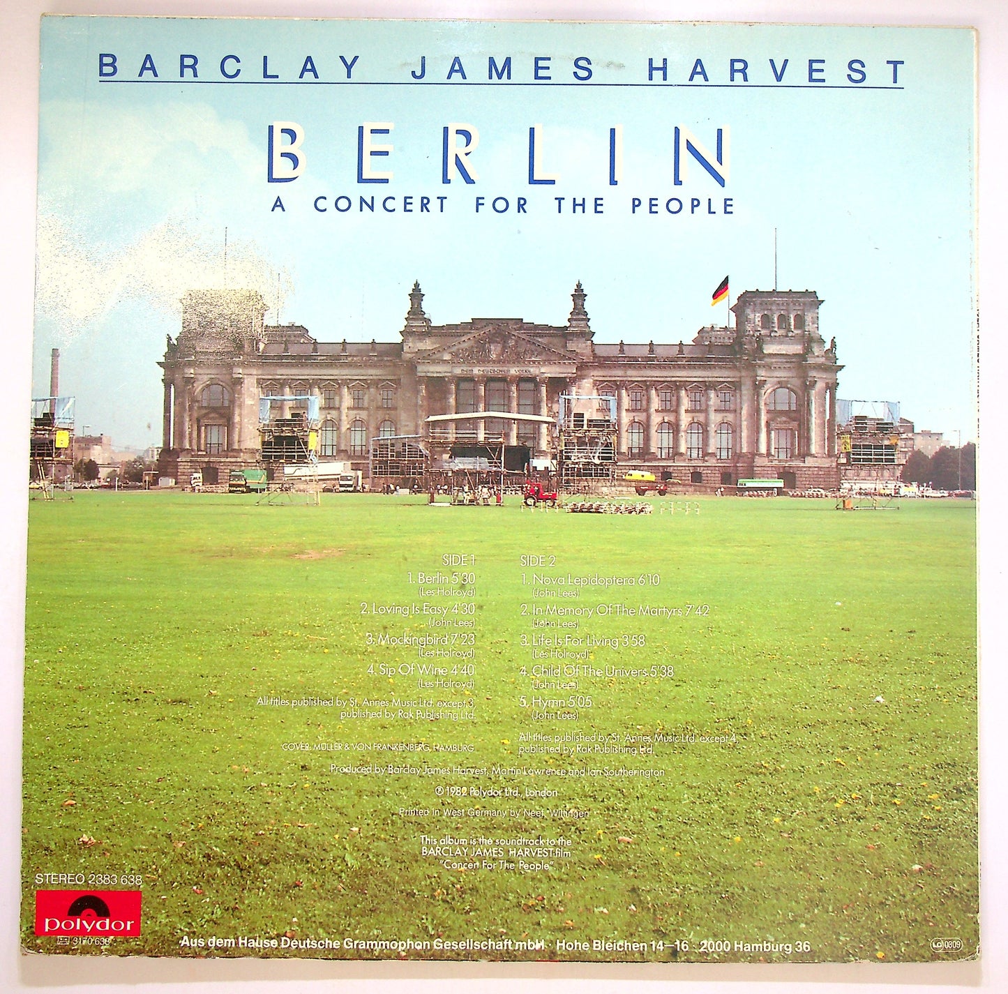 EBOND Barclay James Harvest - Berlin - A Concert For The People Vinile V085140