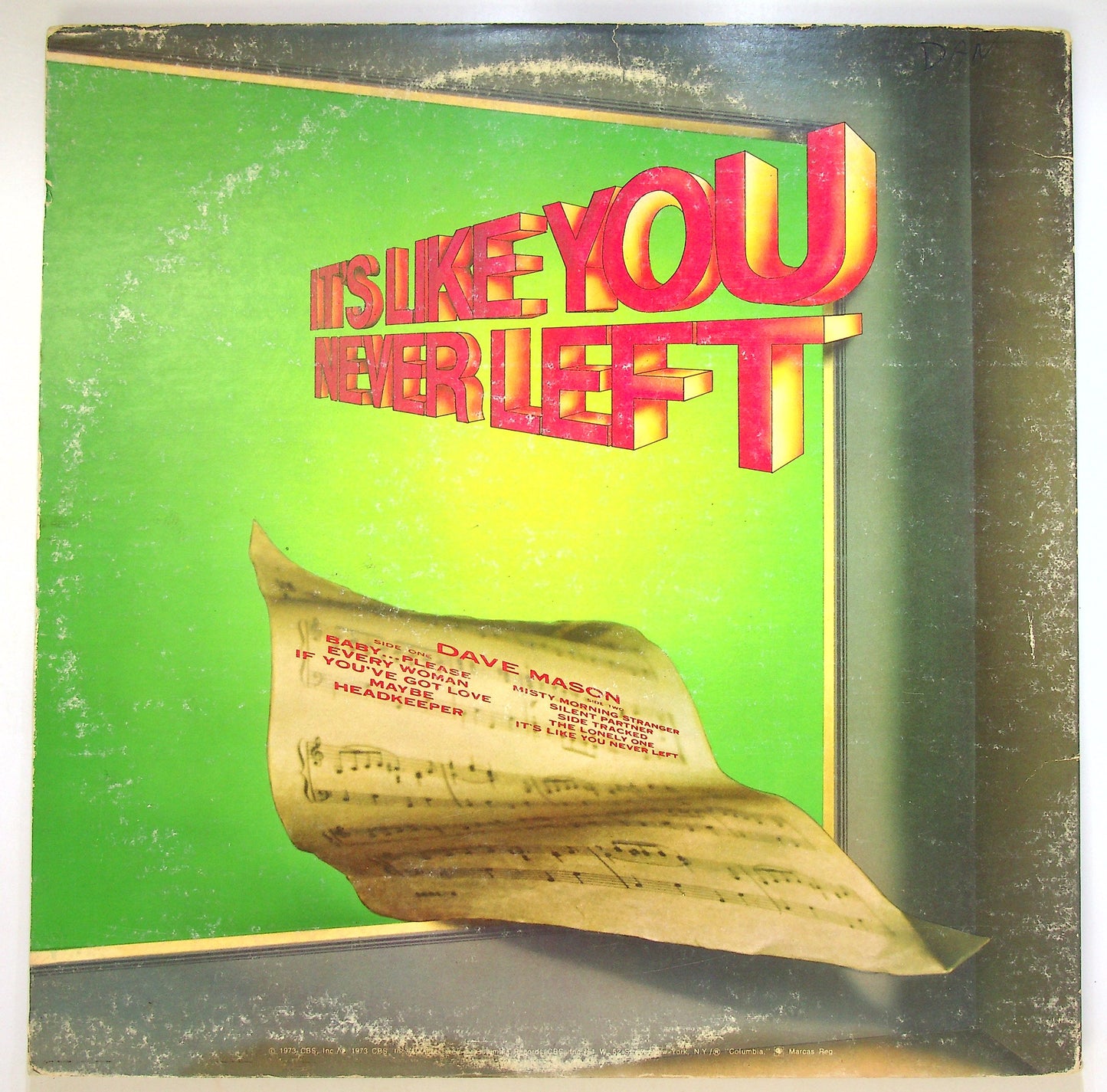 EBOND Dave Mason - It's Like You Never Left Vinile V086060