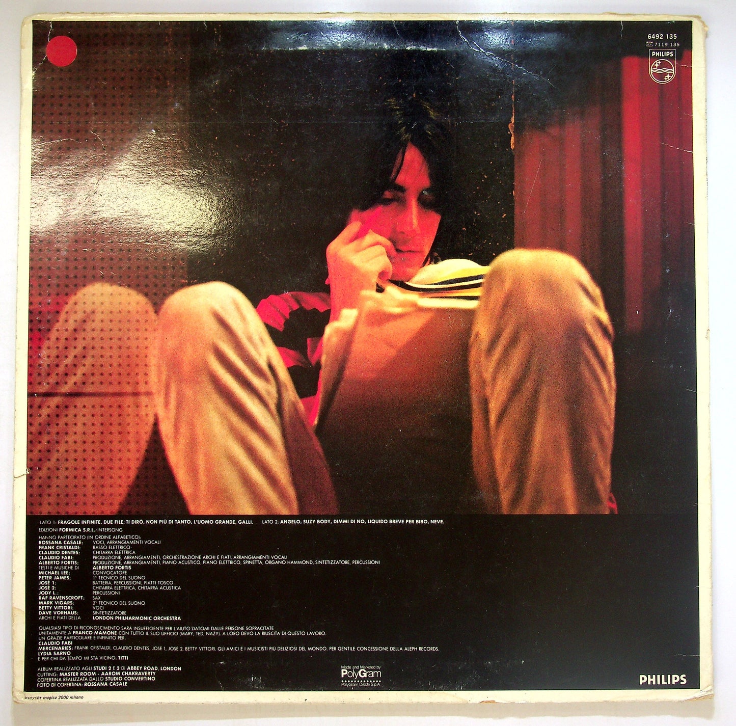 EBOND Alberto Fortis - Fragole Infinite Vinile V086087