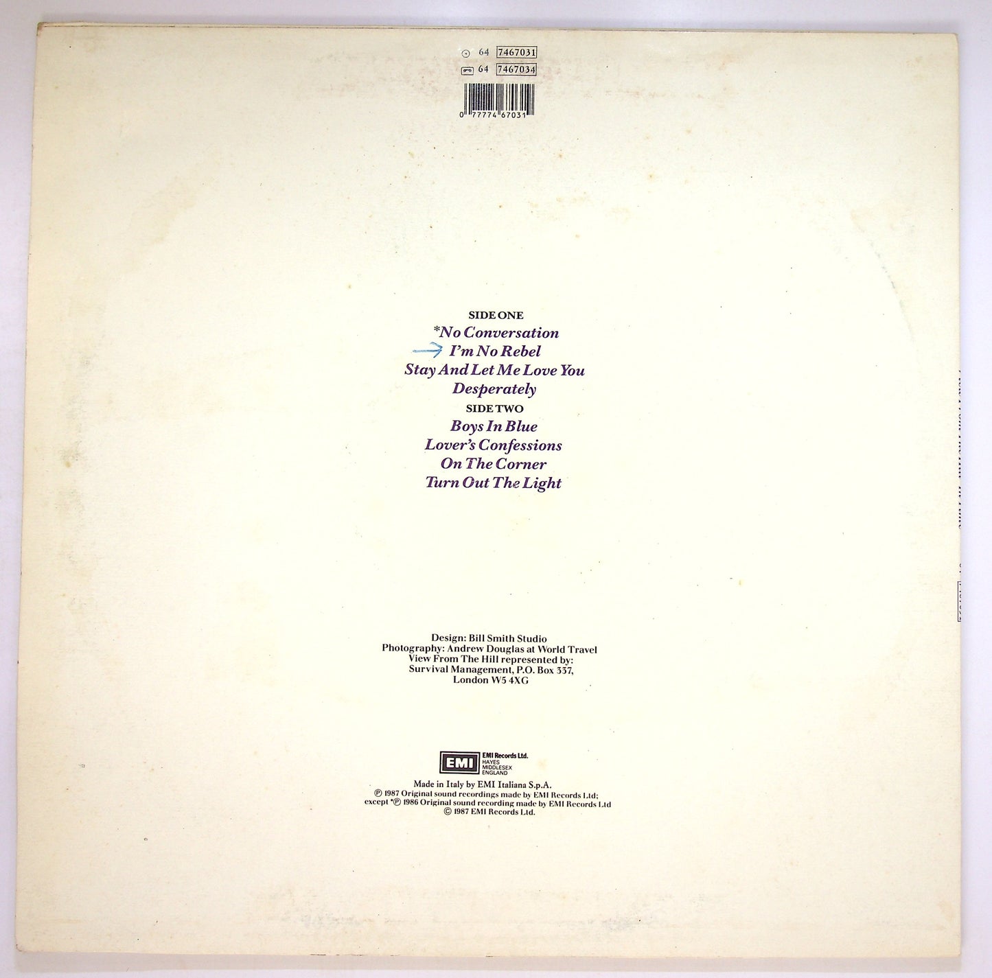 EBOND View From The Hill - In Time Vinile V086127
