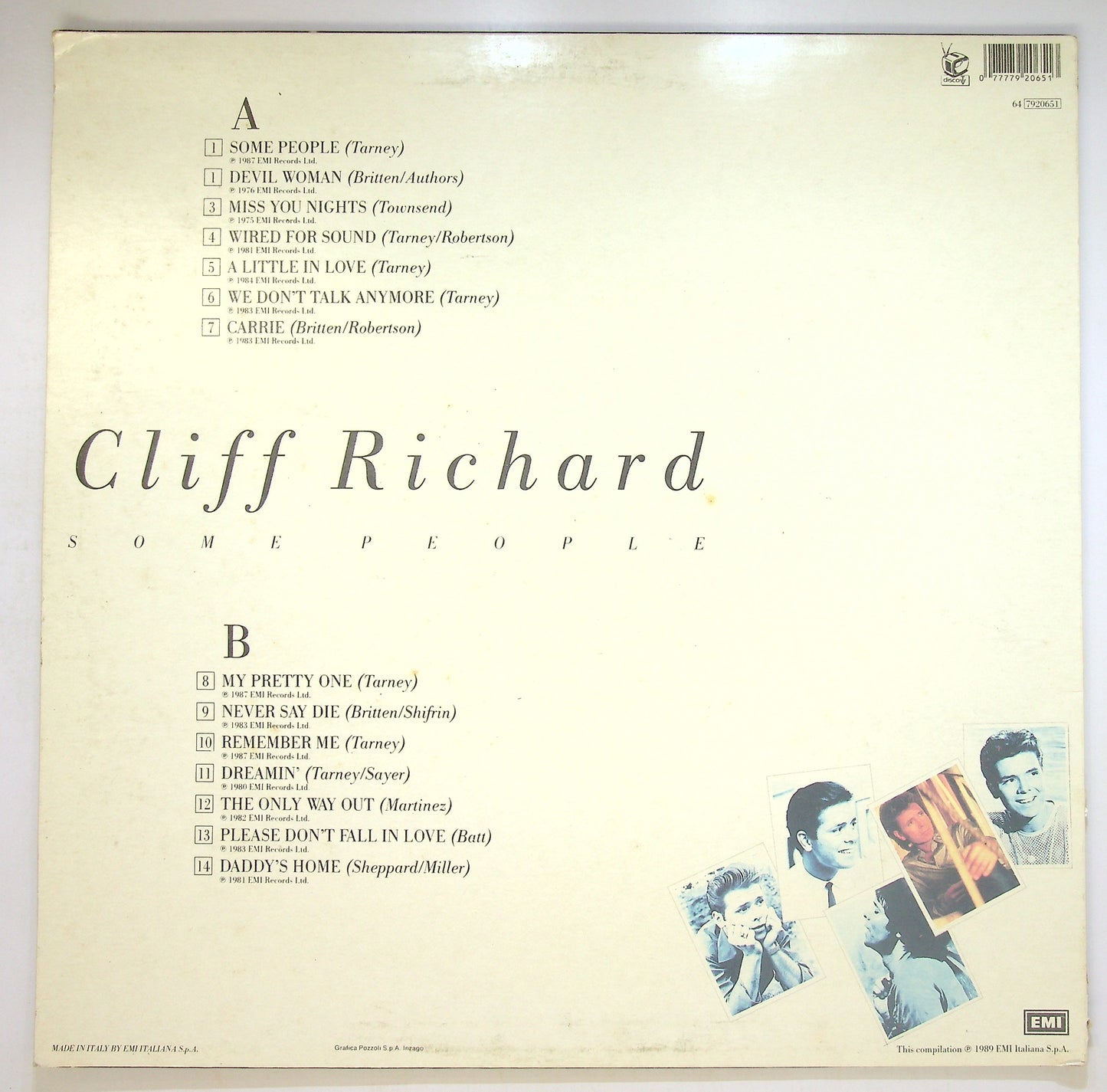 EBOND Cliff Richard - Some People Vinile V086142