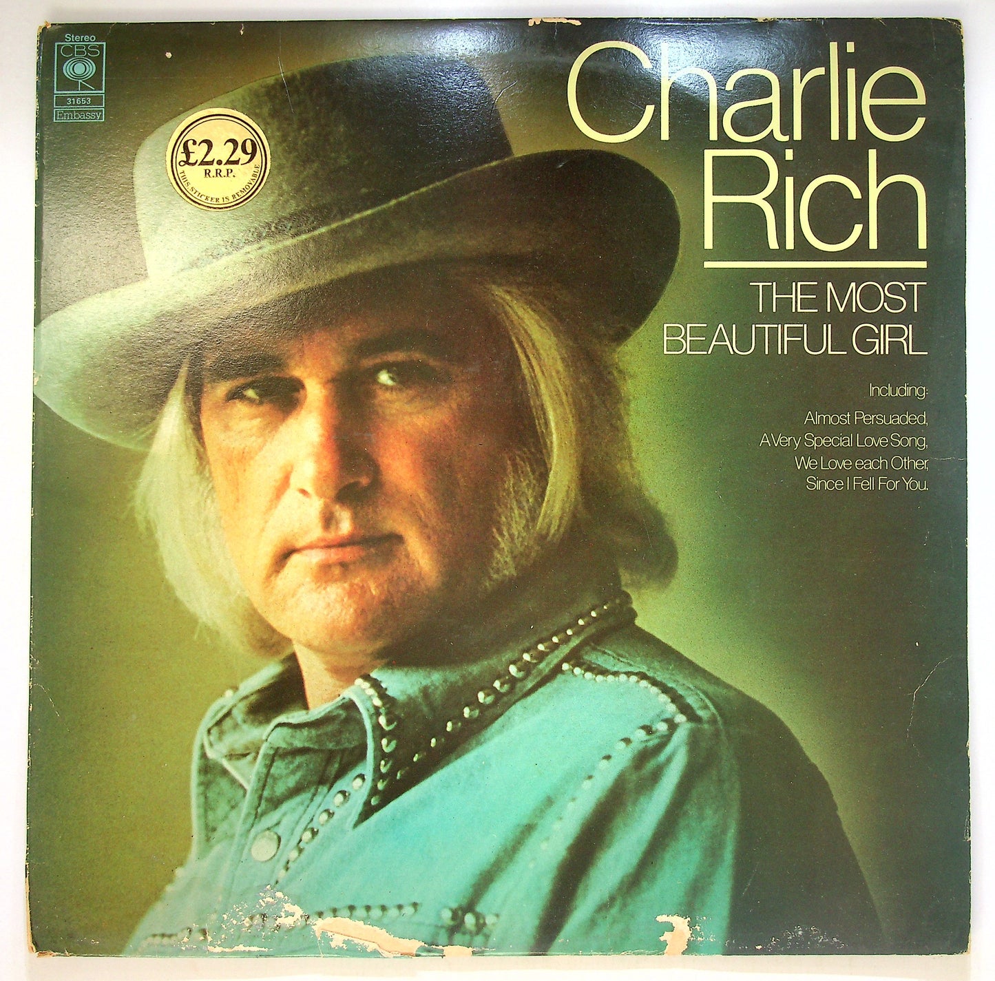 EBOND Charlie Rich - The Most Beautiful Girl Vinile V086145