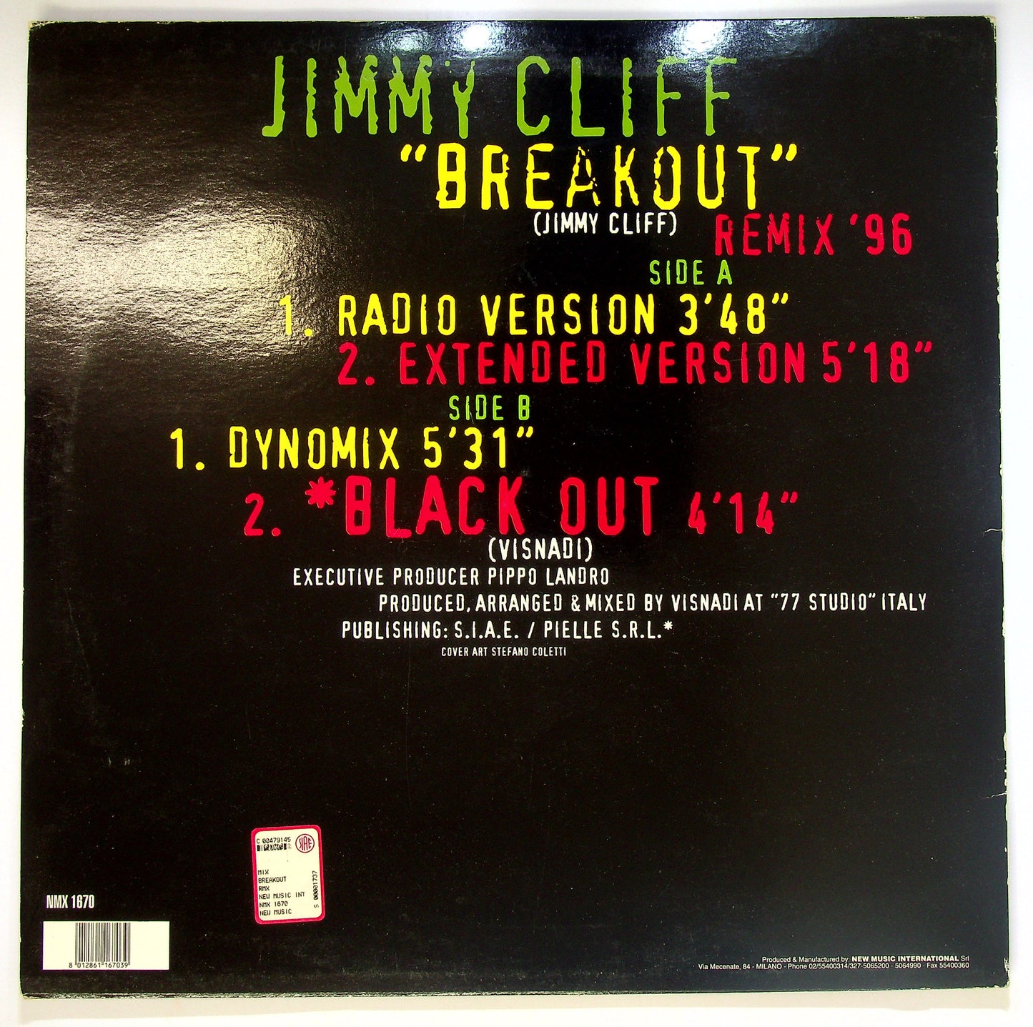 EBOND Jimmy Cliff - Breakout (Remix '96) Vinile V087068