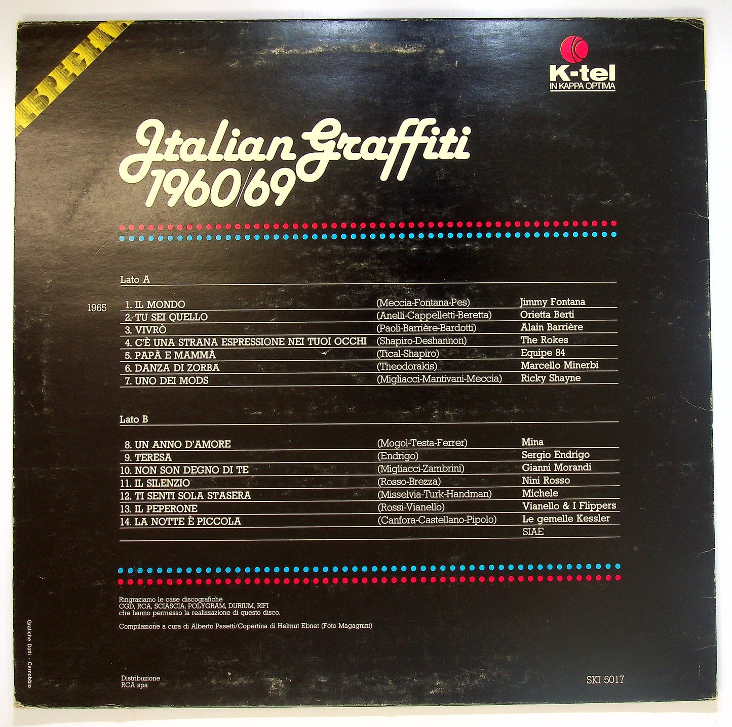 EBOND Various - Italian Graffiti 1965 Vinile V087083