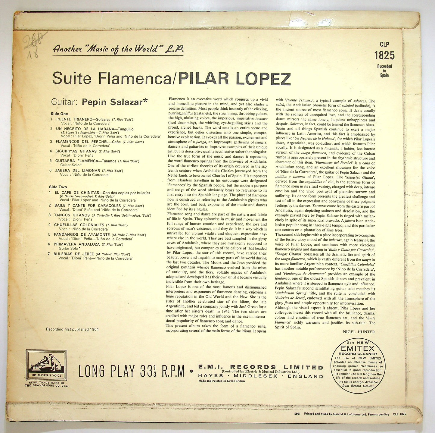 EBOND Pilar Lopez - Suite Flamenca Vinile V088025