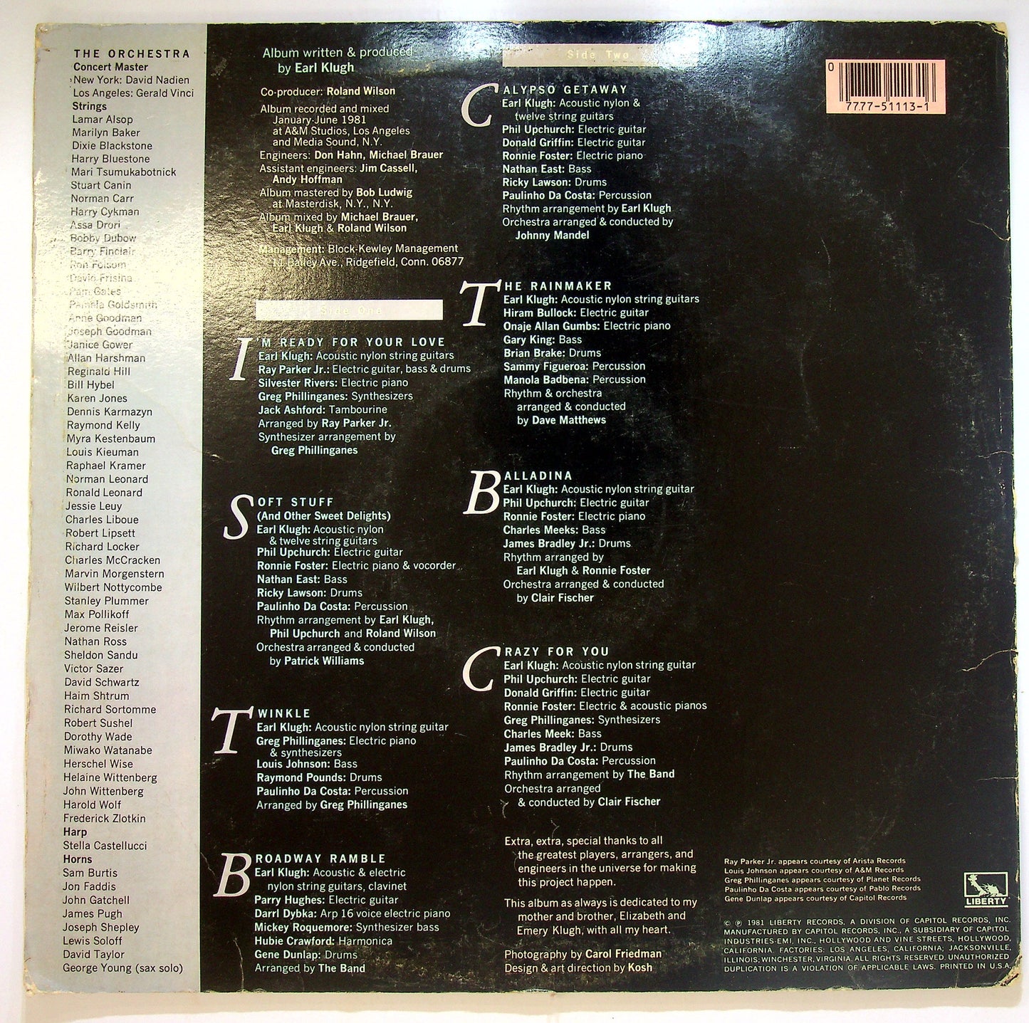 EBOND Earl Klugh - Crazy For You Vinile V088082