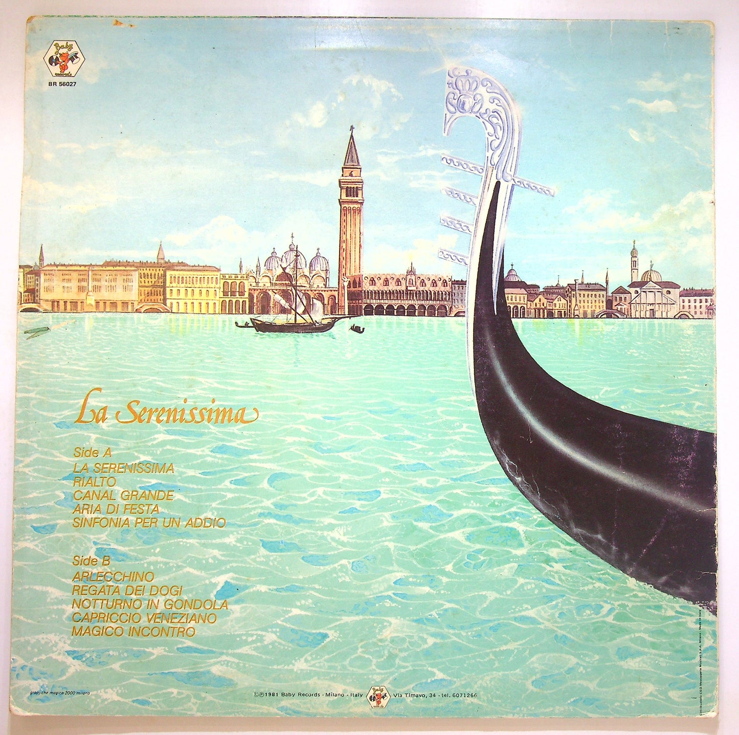 EBOND Rondo' Veneziano - La Serenissima Vinile V088101