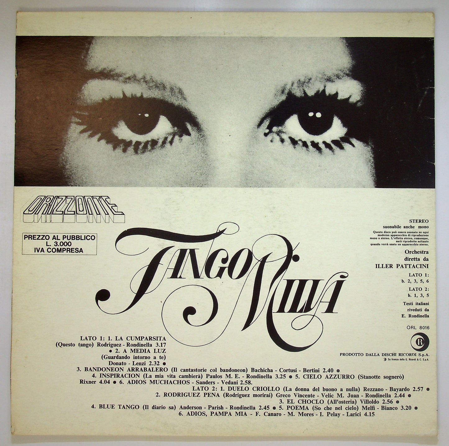 EBOND Milva - Tango Vinile V088141