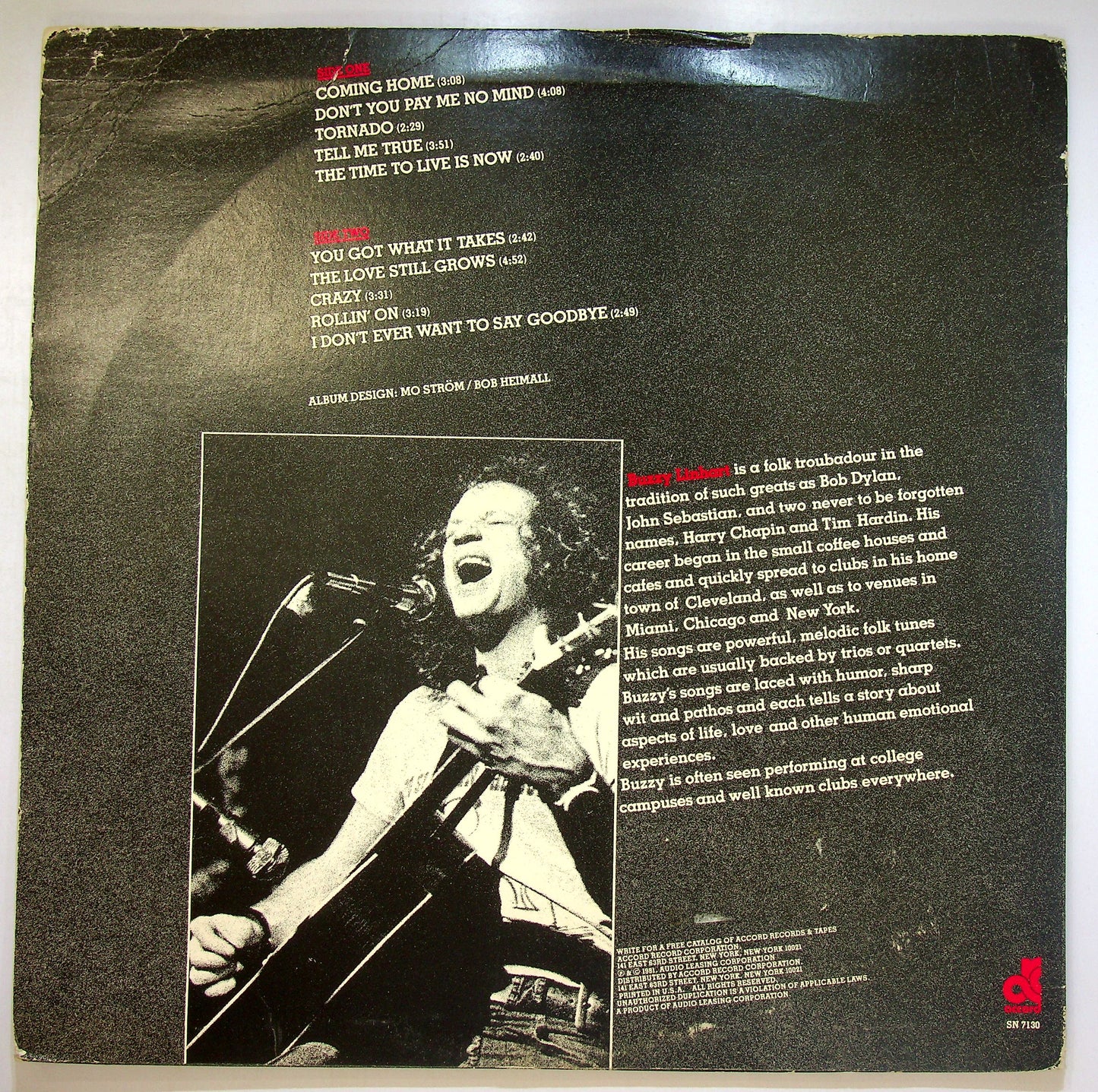 EBOND Buzzy Linhart - Tornado Vinile V089026