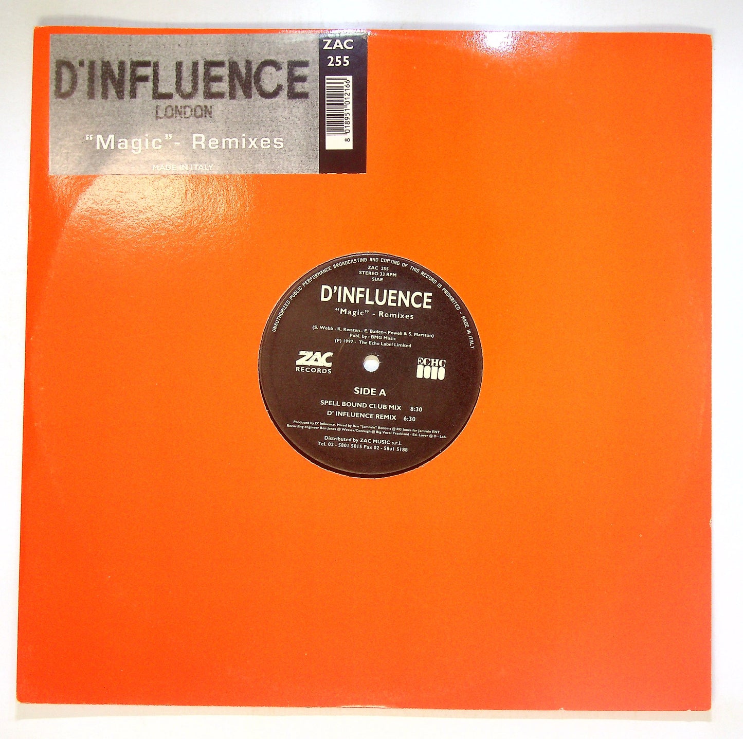 EBOND D'Influence - Magic - Remixes Vinile V089116
