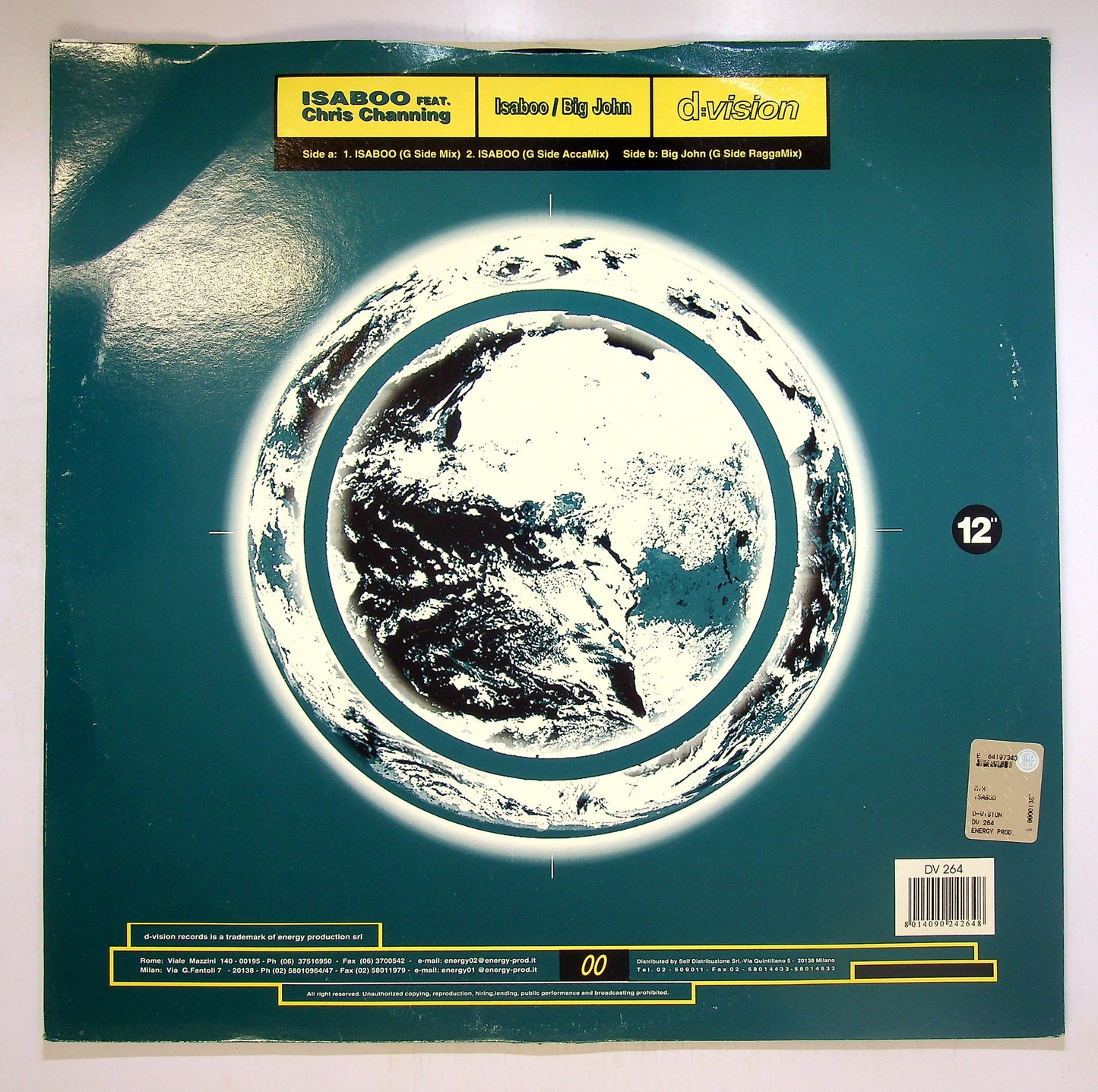 EBOND Isaboo Feat. Chris Channing - Isaboo Vinile V089141