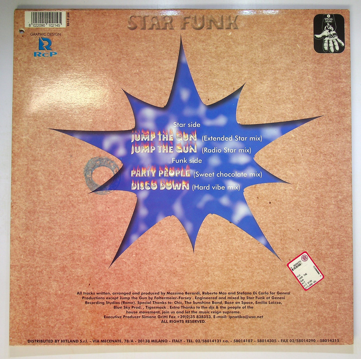 EBOND Star Funk - Jump The Gun Vinile V090019