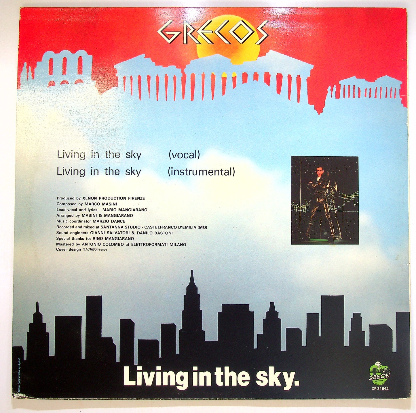 EBOND Grecos - Living In The Sky Vinile V091017