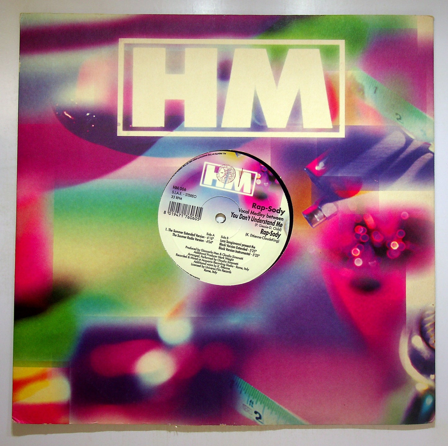 EBOND Rap-Sody - You Don't Understand Me Vinile V091121