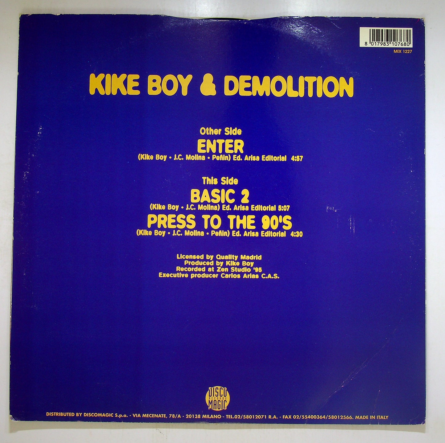 EBOND Kike Boy + Demolition - Basic 2 Vinile V091136