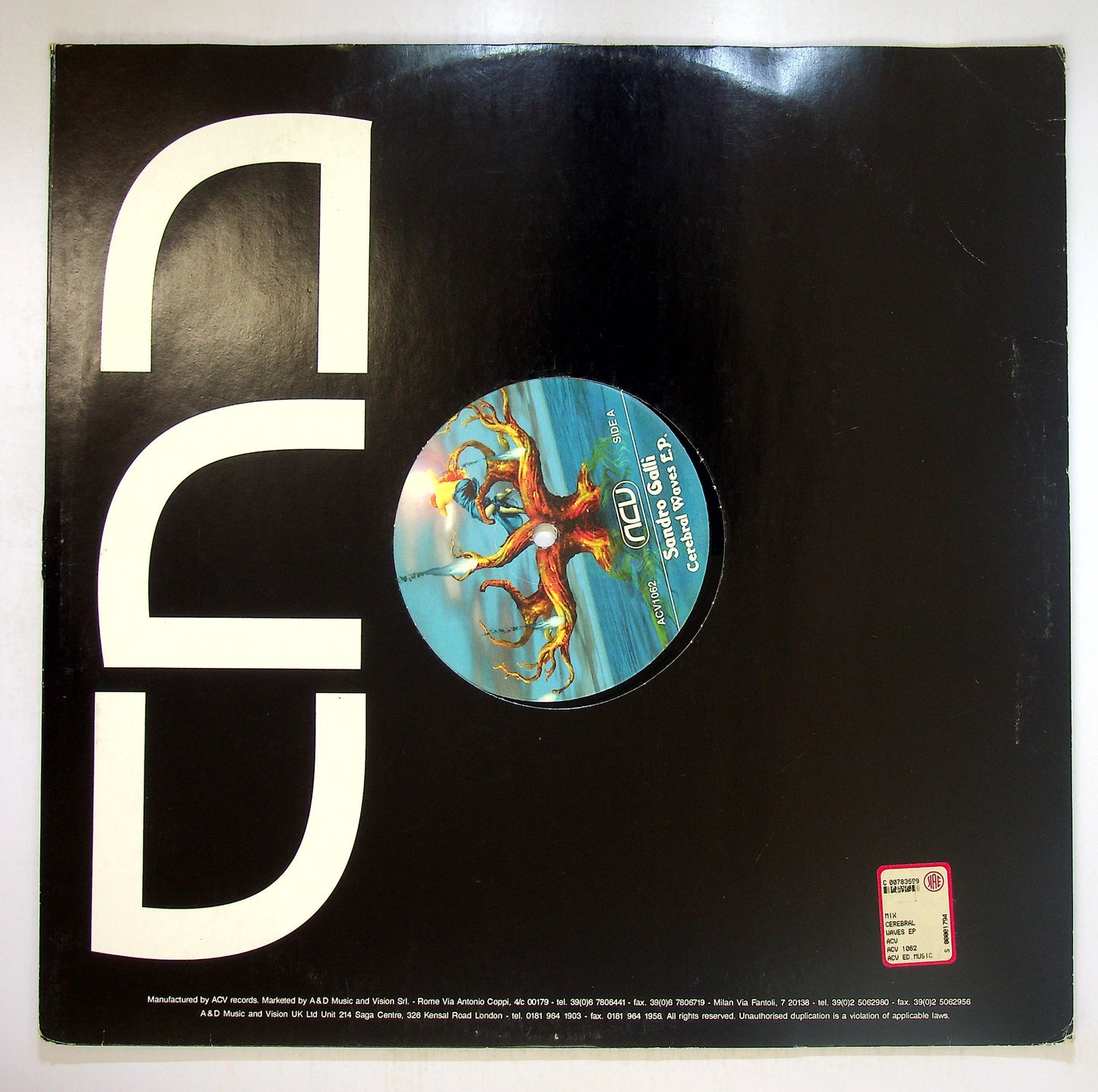 EBOND Sandro Galli - Cerebral Waves E.P. Vinile V092128