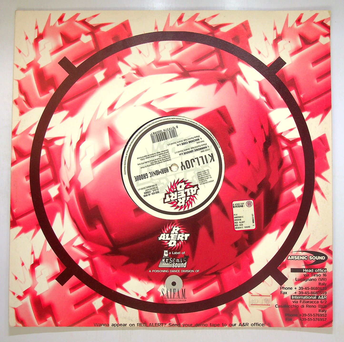 EBOND Killjoy - Harmonic Groove Vinile V093007