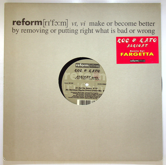 EBOND Roc & Kato - Alright (Remix) Vinile V093061