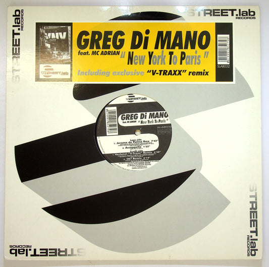 EBOND Greg Di Mano - New York To Paris Vinile V093105