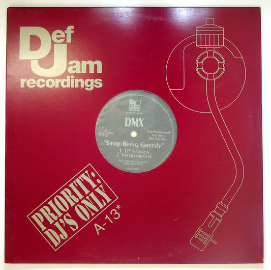 EBOND DMX - Stop Being Greedy Vinile V093117