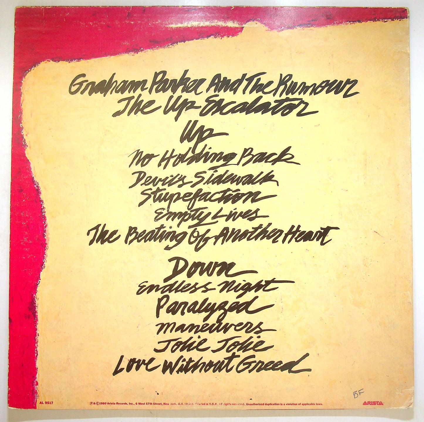 EBOND Graham Parker And The Rumour - The Up Escalator Vinile V093144