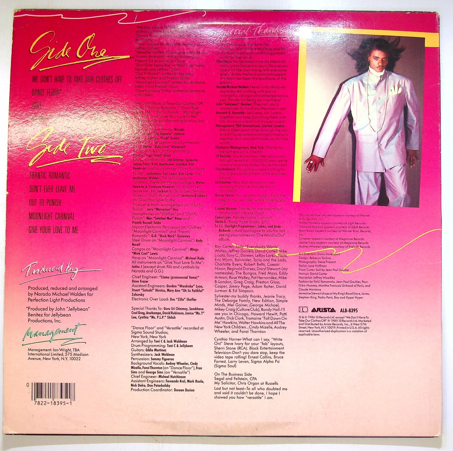 EBOND Jermaine Stewart - Frantic Romantic Vinile V093150