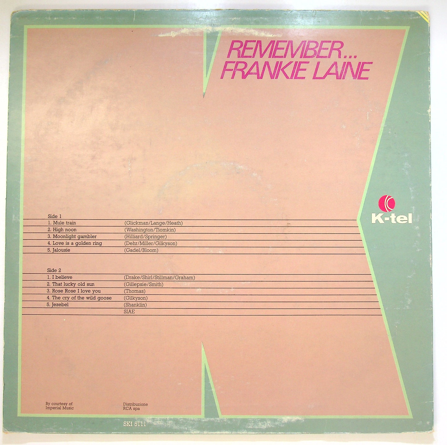 EBOND Frankie Laine - Remember...Frankie Laine Vinile V094019