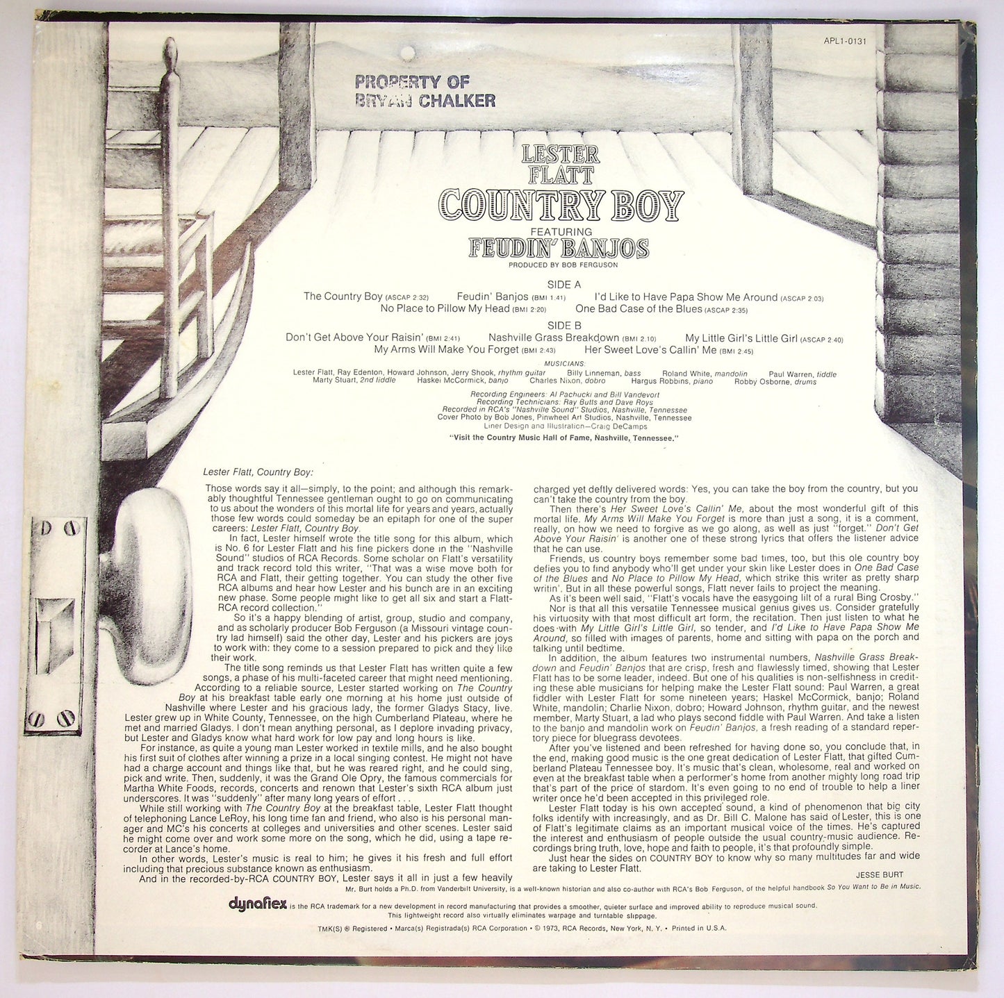 EBOND Lester Flatt - Country Boy Featuring Feudin' Banjos Vinile V094023