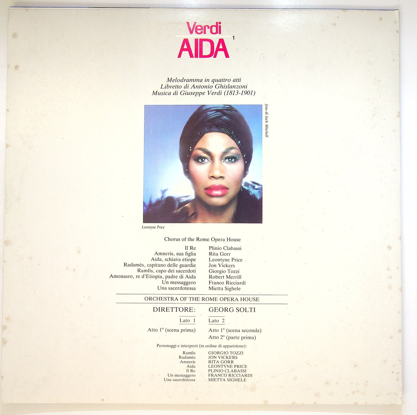 EBOND Verdi - Aida - 1 Vinile V094028