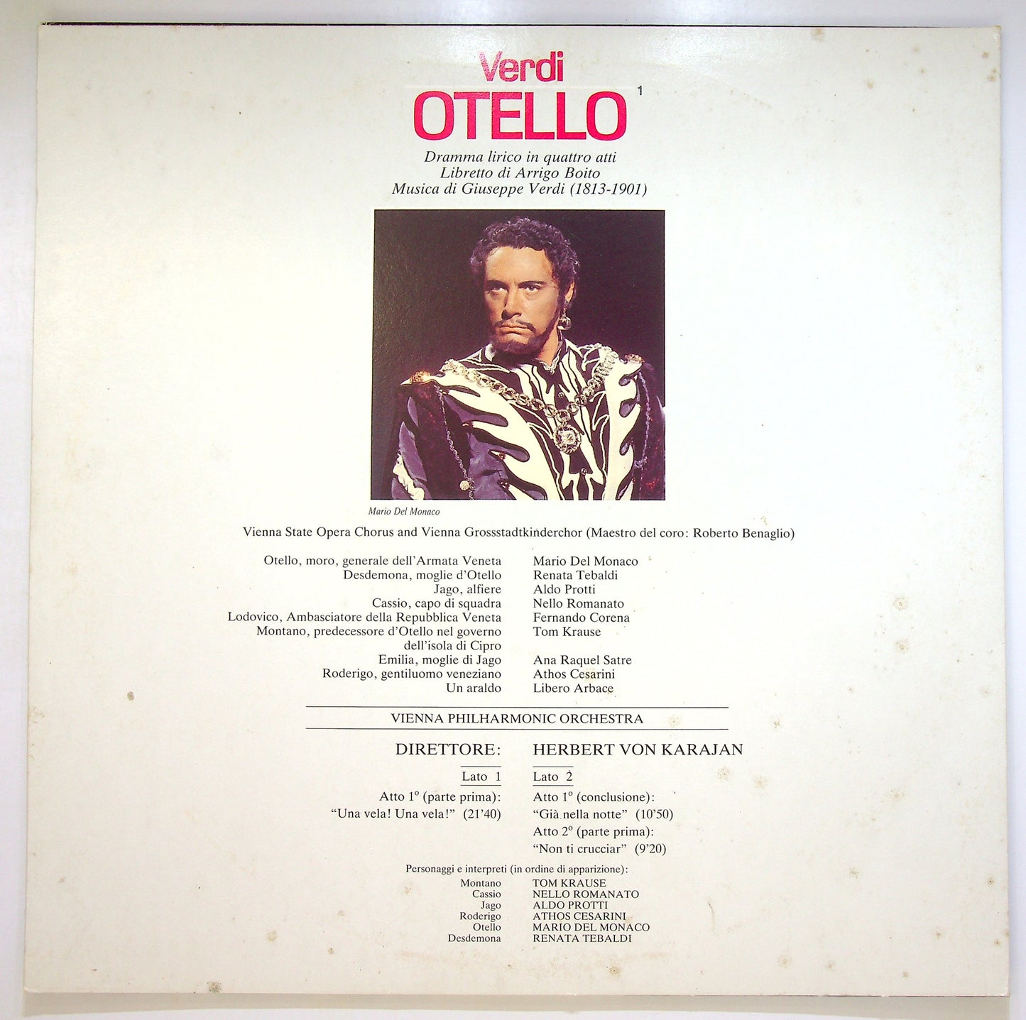 EBOND Verdi - Otello - 1 Vinile V094034