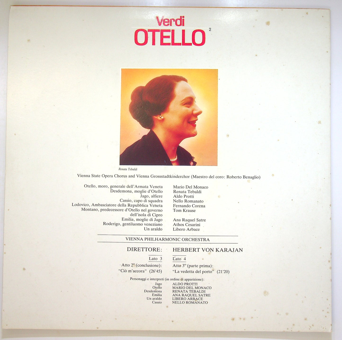 EBOND Verdi - Otello - 2 Vinile V094035