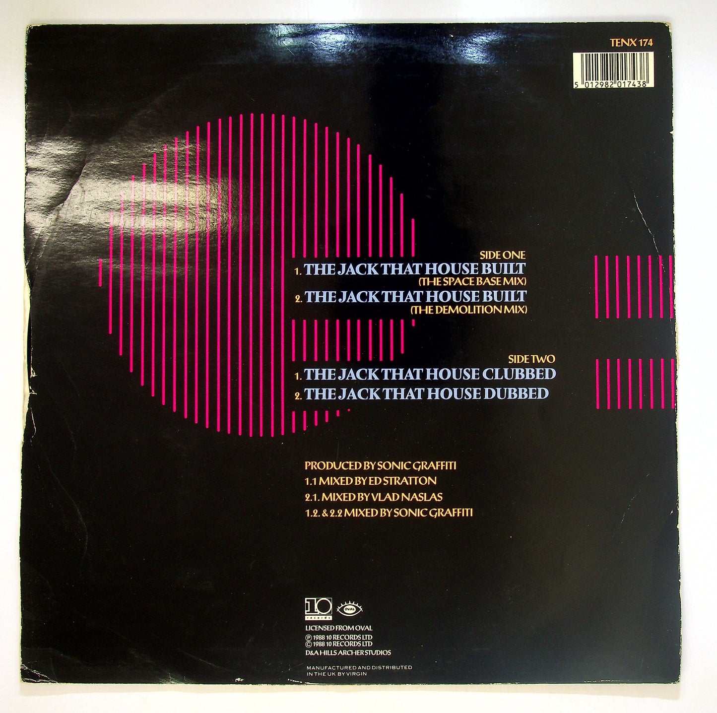 EBOND Jack 'N' Chill - The Jack That House Built (Remix) Vinile V094084