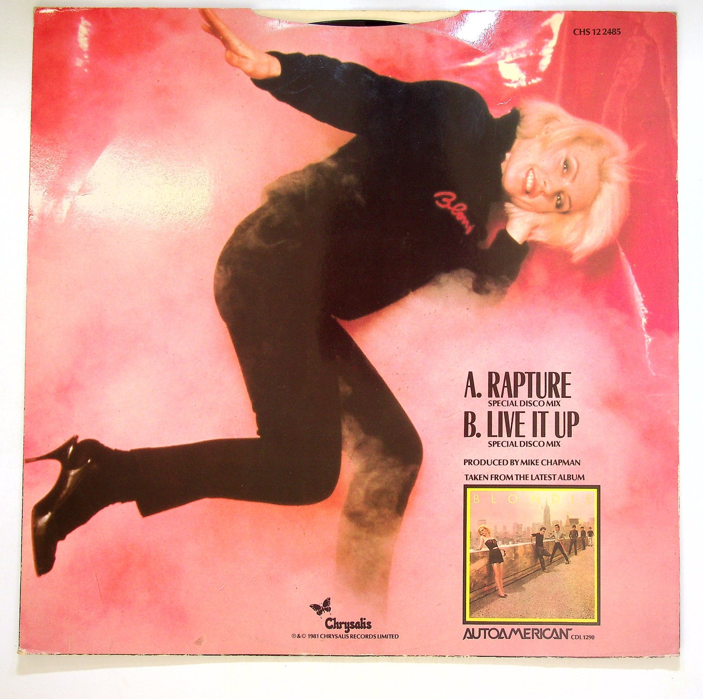 EBOND Blondie - Rapture Vinile V094101