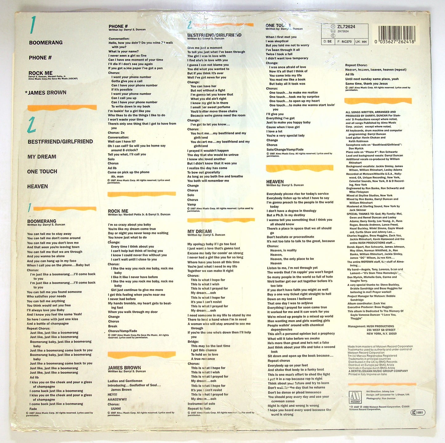 EBOND Darryl Duncan - Heaven Vinile V094125