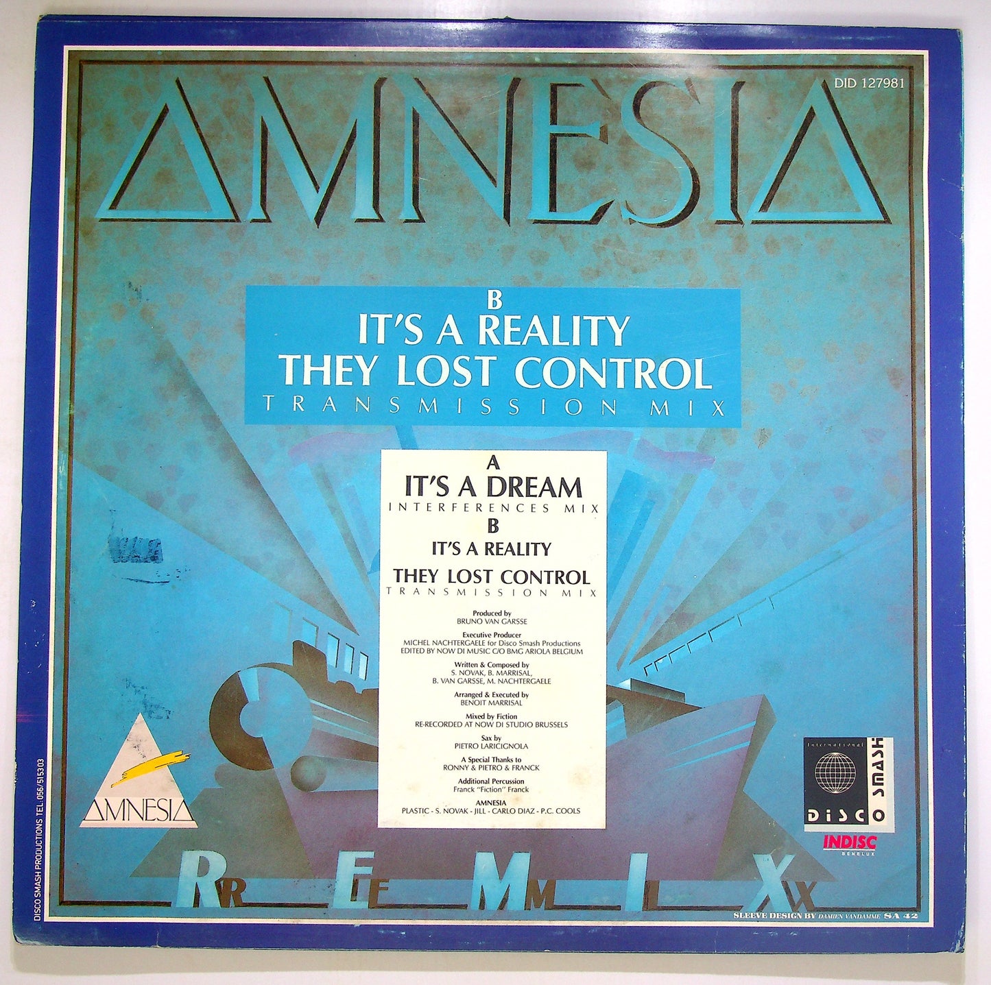 EBOND Amnesia - It's A Dream (Remix) Vinile V094148