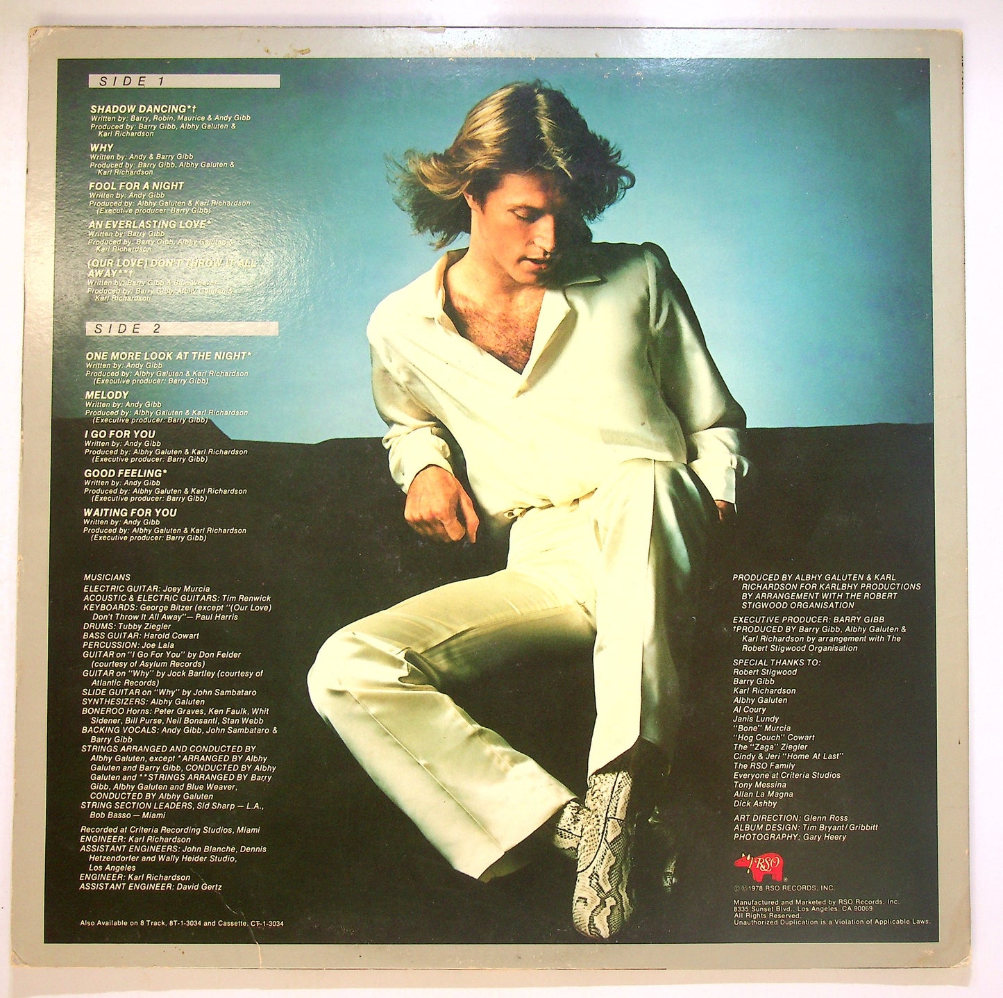 EBOND Andy Gibb - Shadow Dancing Vinile V095001