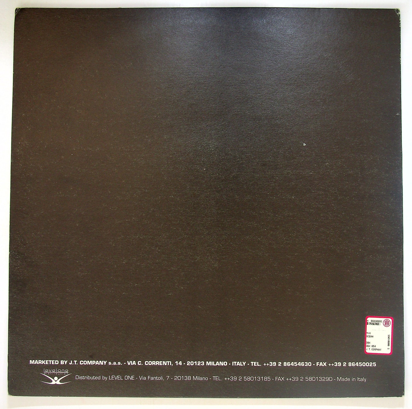 EBOND Maori (2) - Ocean (Marco Cecere Mixes) Vinile V095020