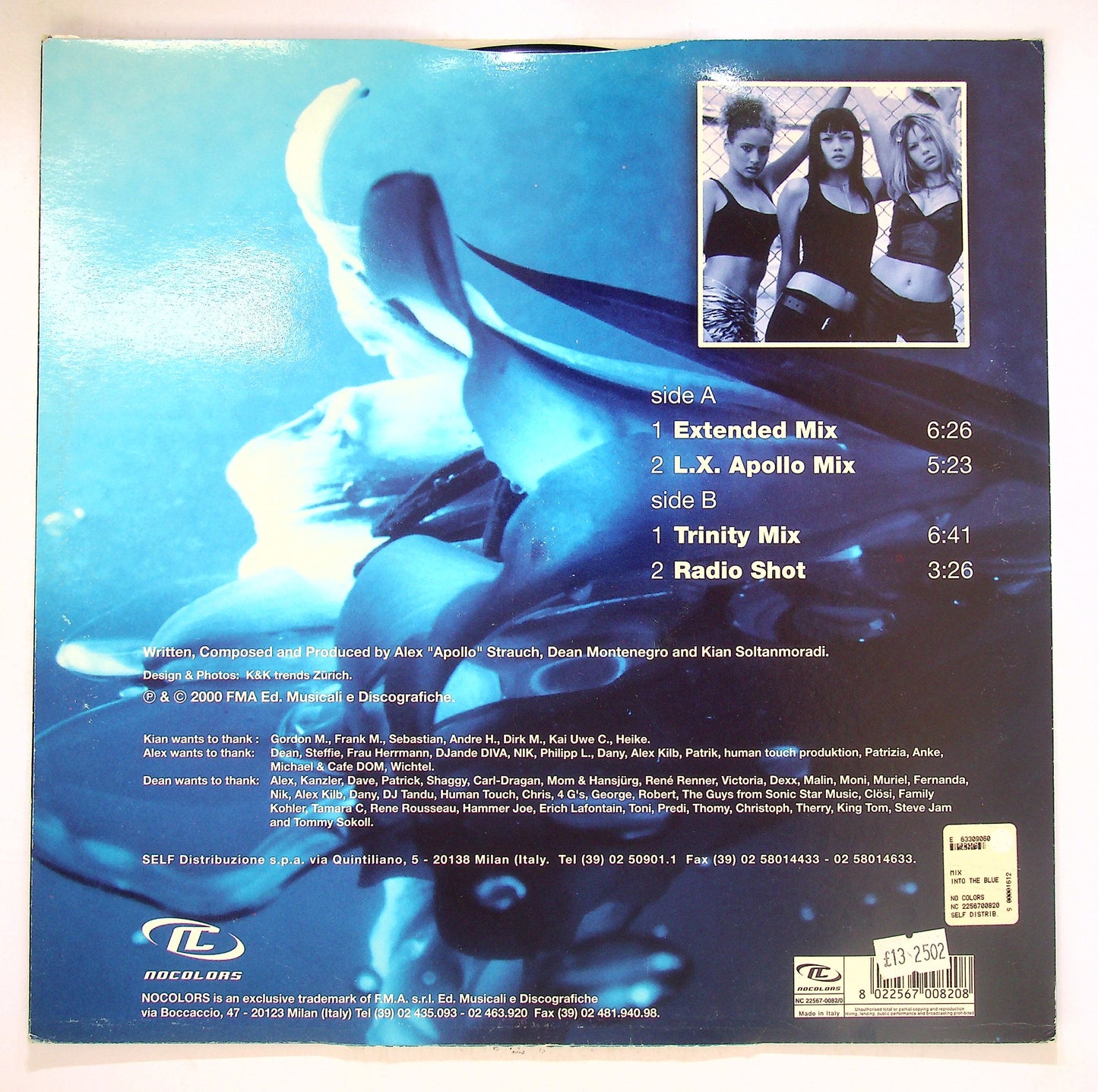 EBOND Trinity - Into The Blue Vinile V095035