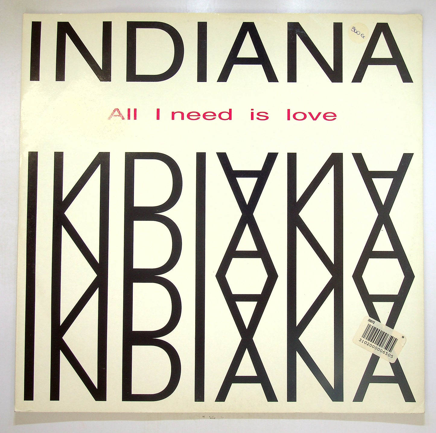 EBOND Indiana - All I Need Is Love Vinile V095048