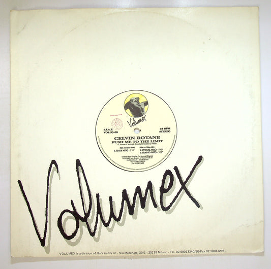 EBOND Celvin Rotane - Push Me To The Limit Vinile V095064