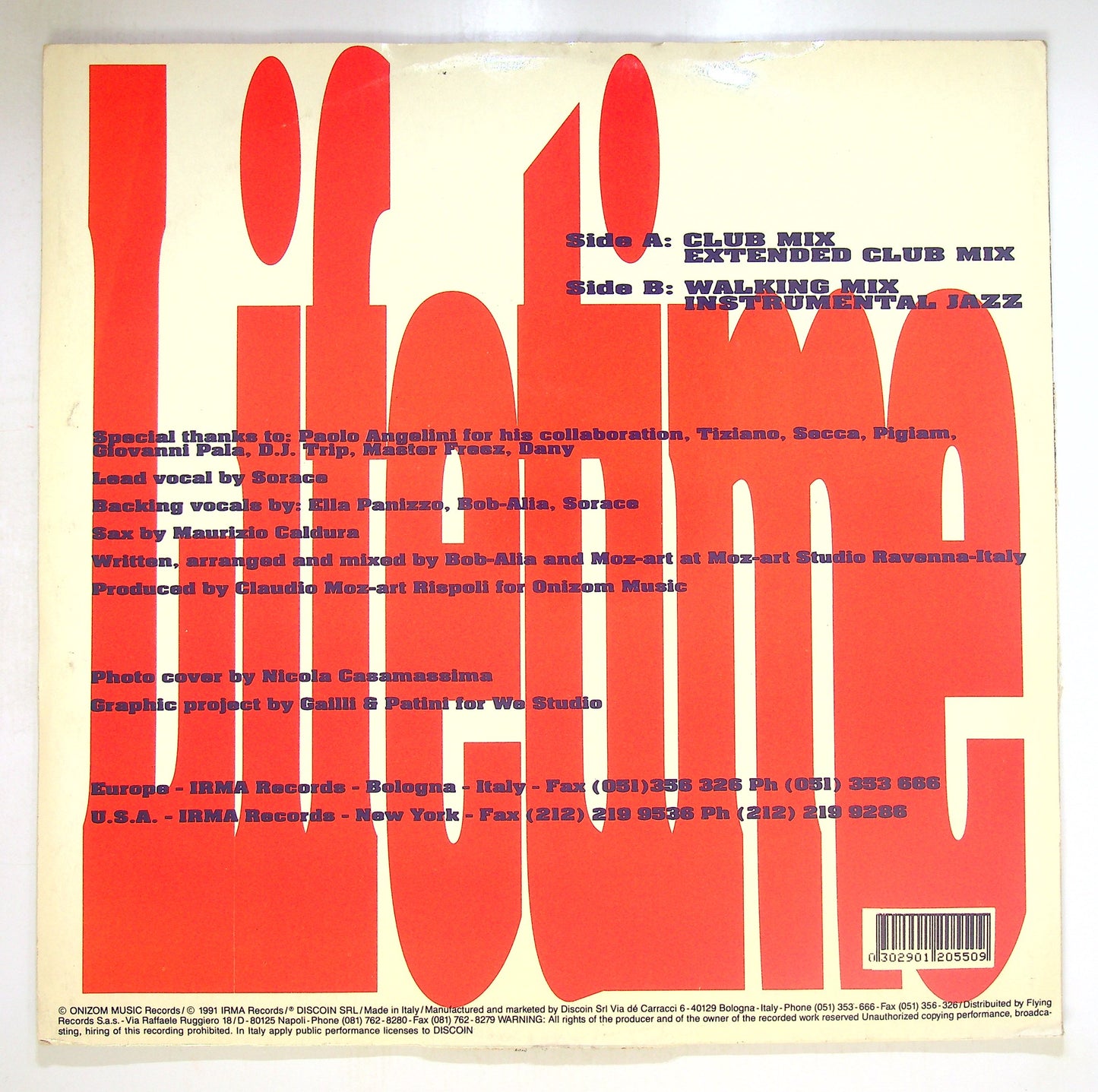 EBOND Sorace - Lifetime Vinile V095080