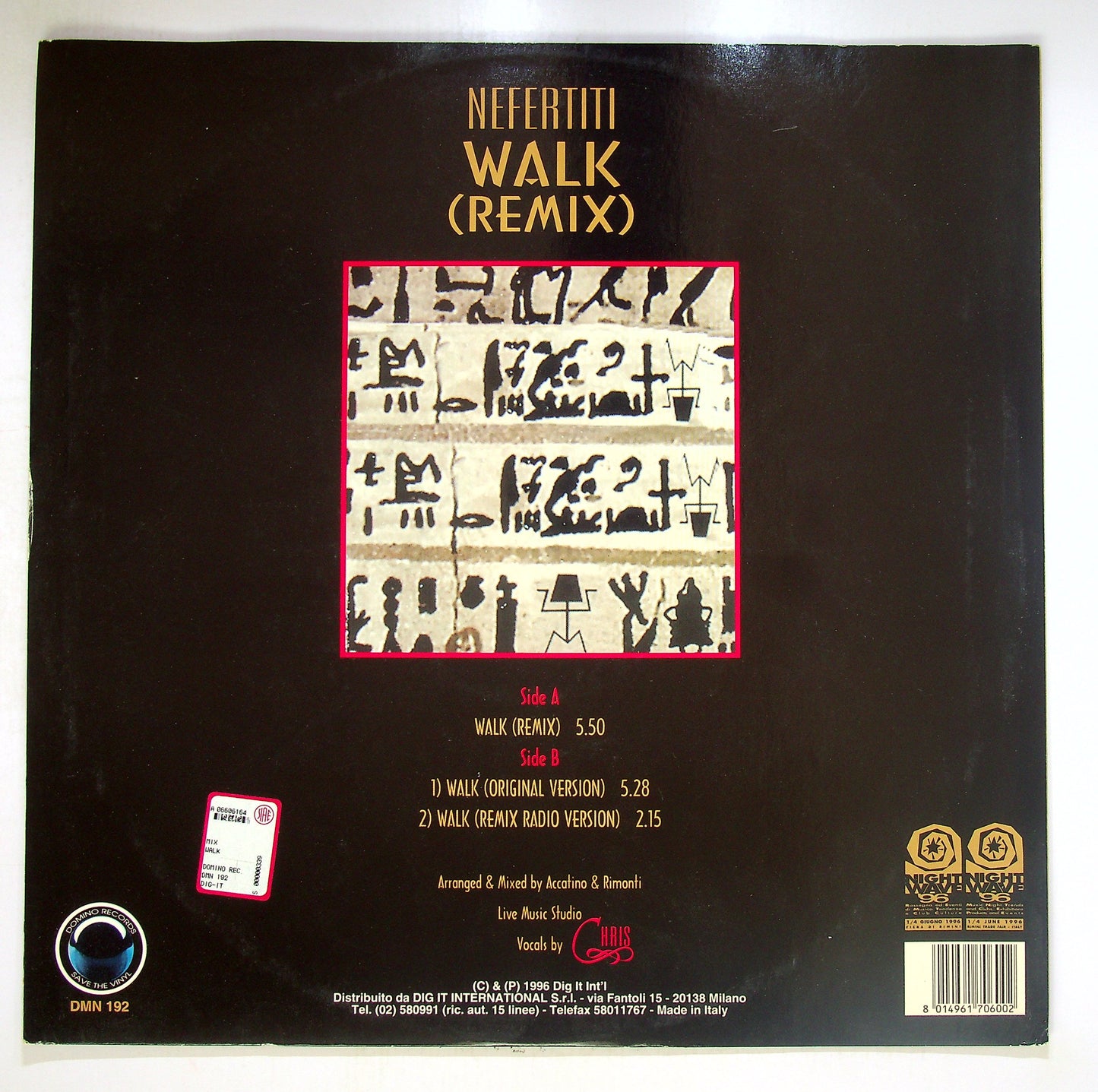 EBOND Nefertiti - Walk (Remix) Vinile V095082