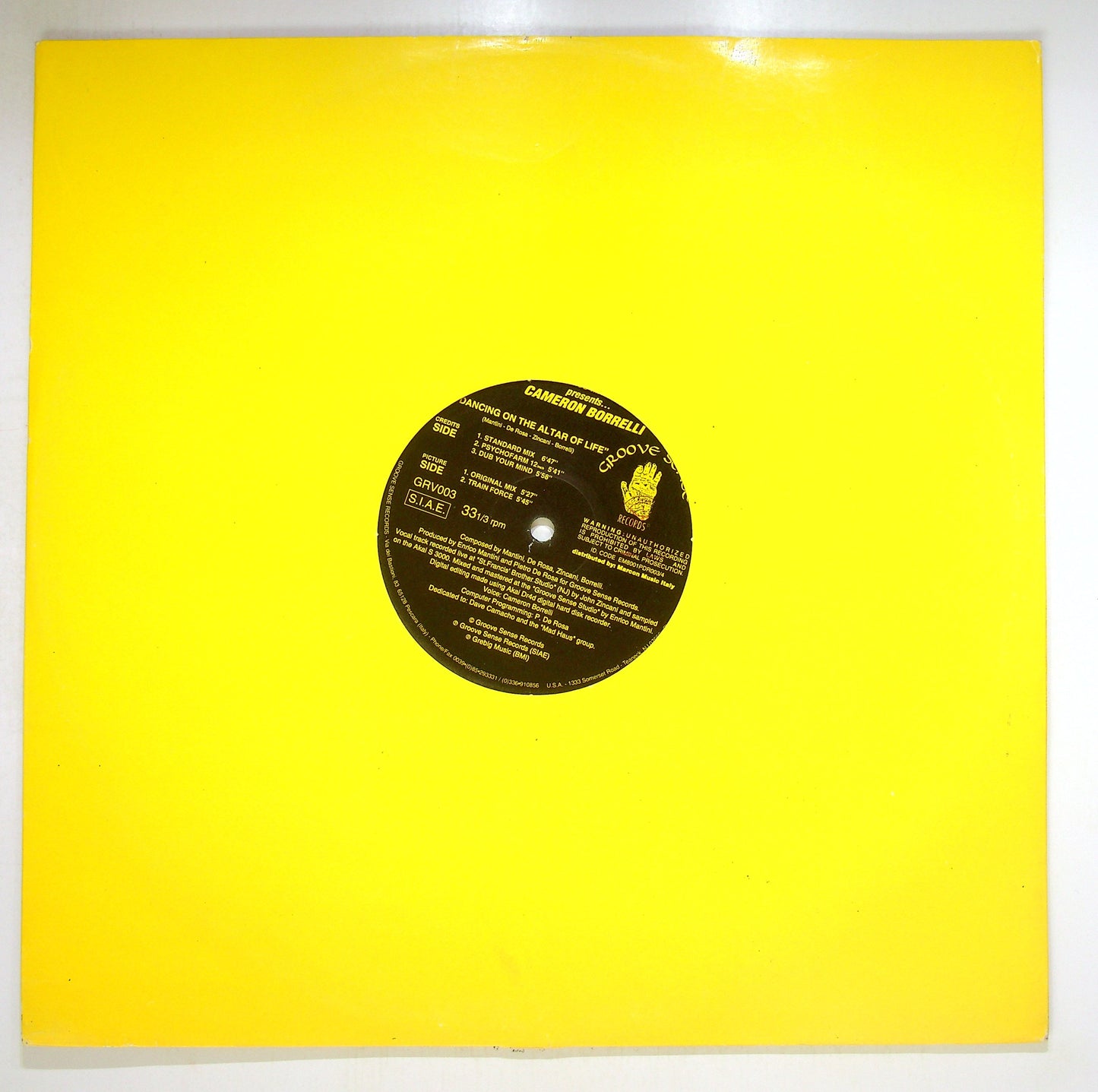 EBOND Cameron Borrelli - Dancing On The Altar Of Life Vinile V095085