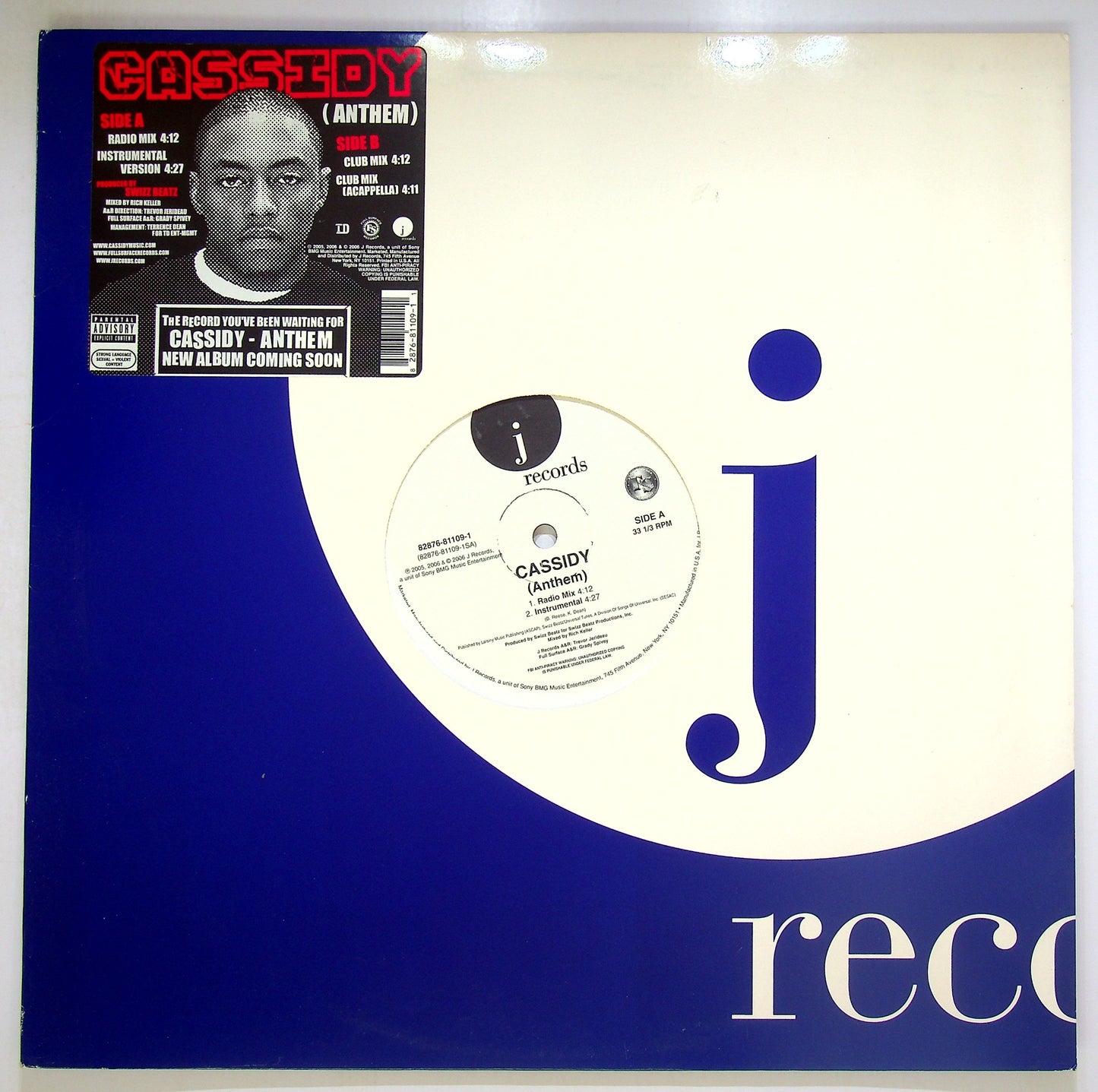 EBOND Cassidy - Anthem Vinile V095091