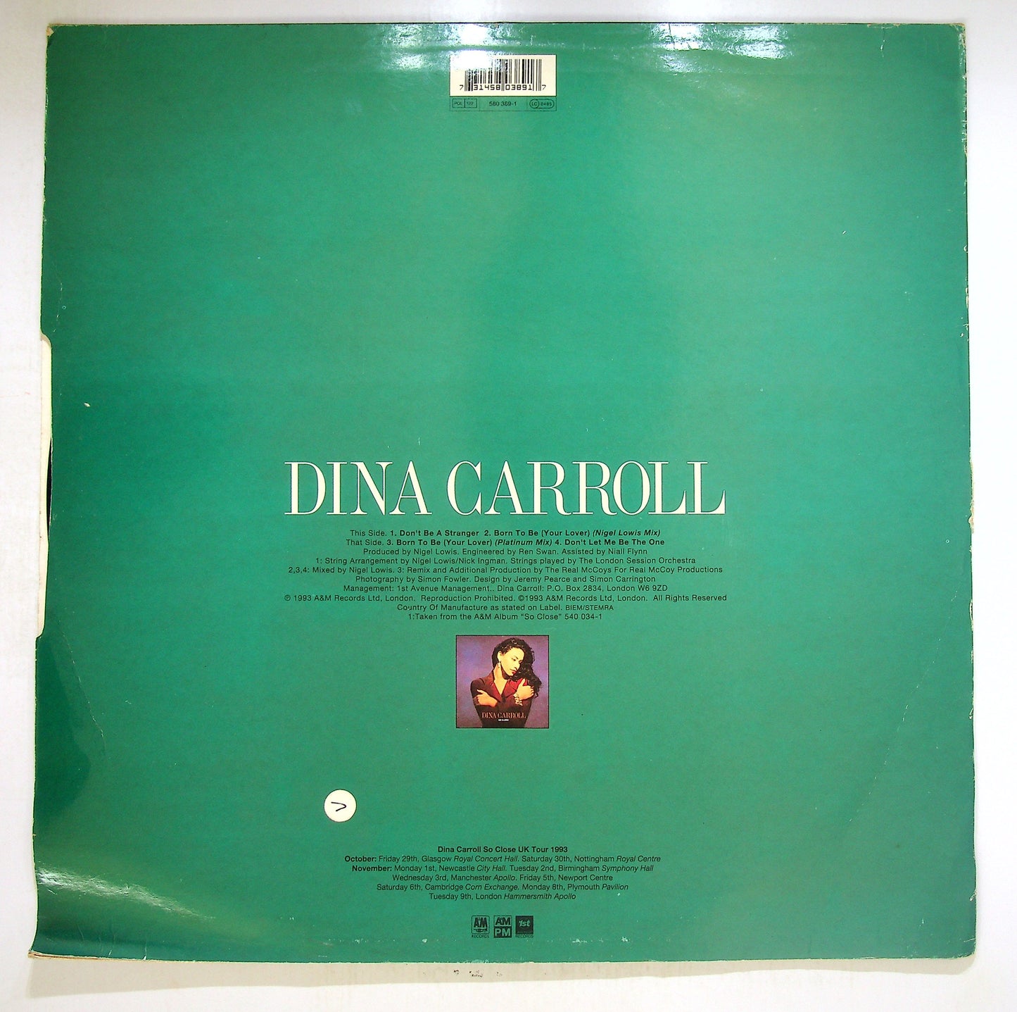 EBOND Dina Carroll - Don't Be A Stranger Vinile V095094