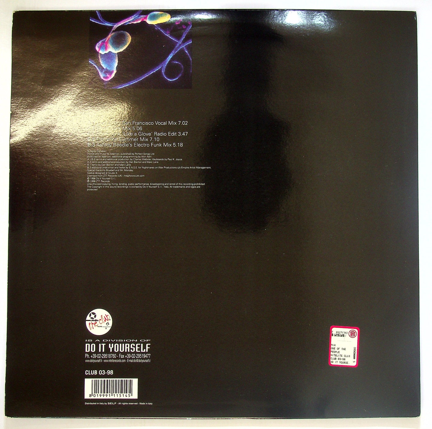 EBOND Adamski's Thing - One Of The People Vinile V095116