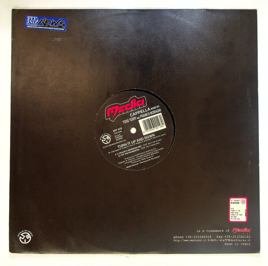 EBOND Cappella - Turn It Up And Down (Remixes) Vinile V096018