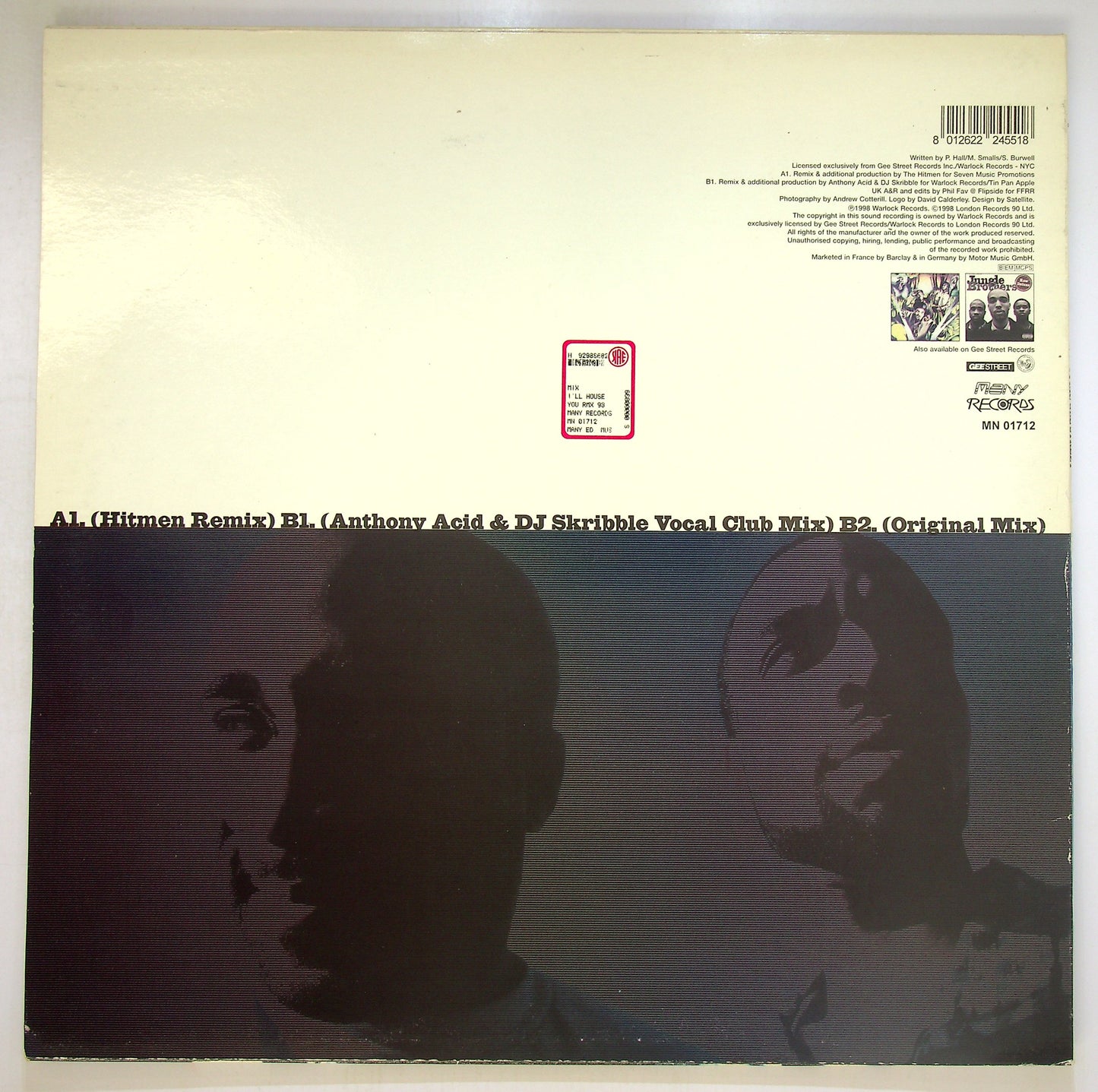 EBOND Jungle Brothers - I'll House You '98 Vinile V096024